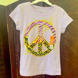 Purple peace shirt